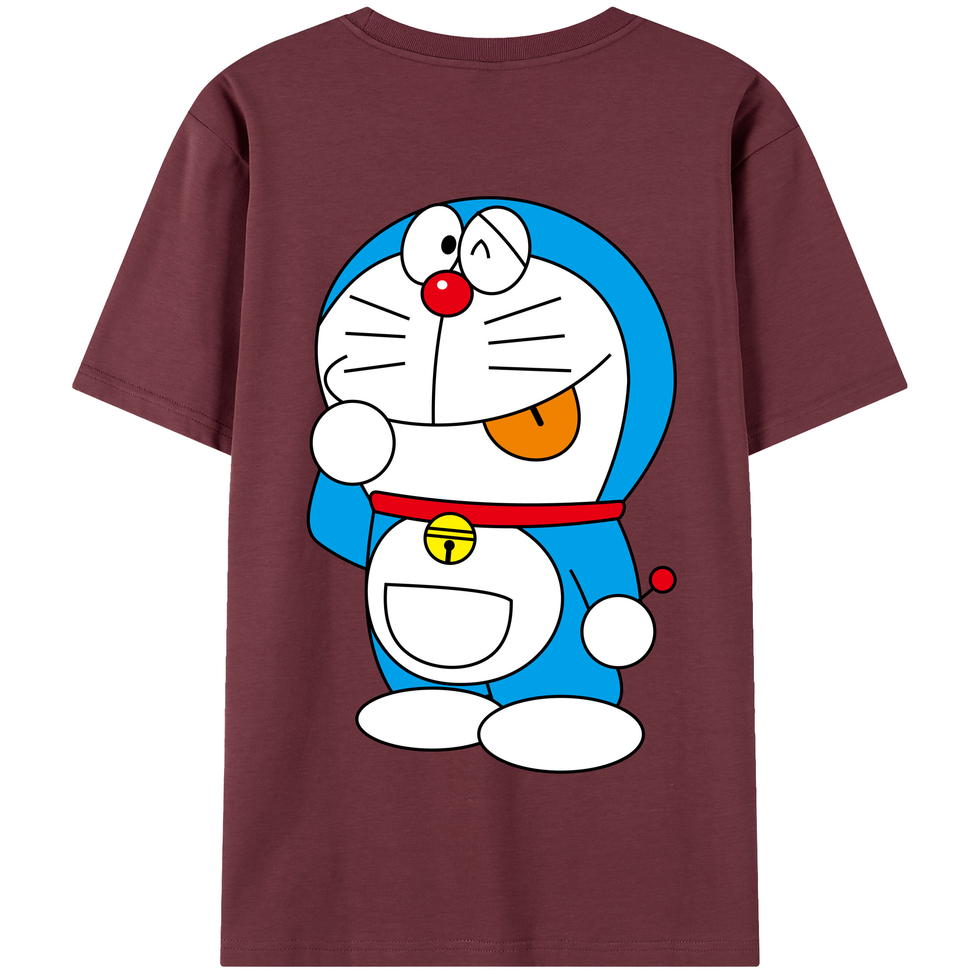 （画像用） ドラえもん Doraemon 綿100％半袖Tシャツ（背面プリント）
